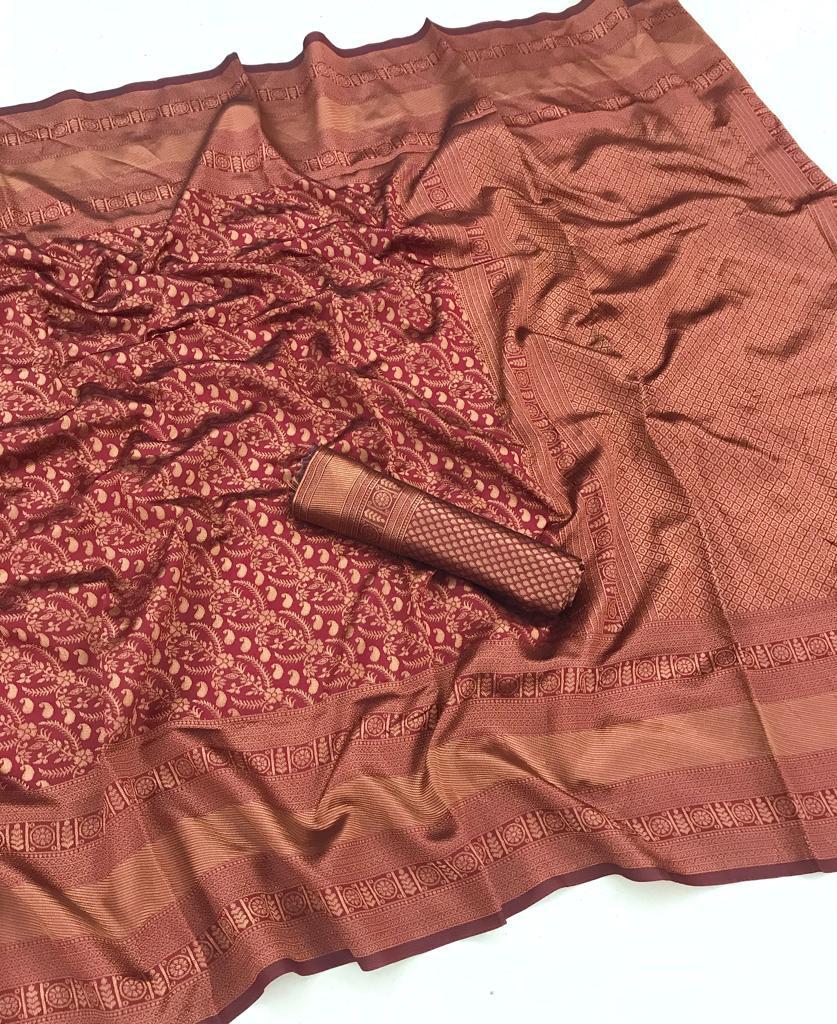 DDF Nishtha Soft Lichi Silk Designer Sarees Catalog